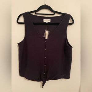 NWT Madewell Texture & Thread Crop Tank, size L